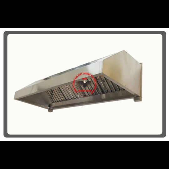 Chụp hút inox 1800 mm có pin lọc mỡ