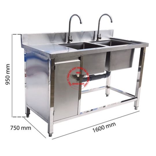 Tủ chậu rửa Inox 304 cao cấp