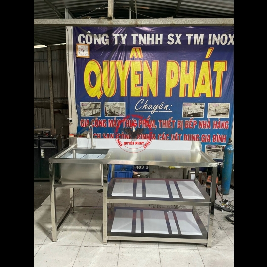 Bàn chậu rửa inox 304
