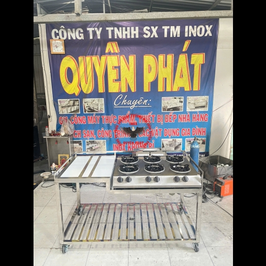 Bếp Âu 6 Họng Để Bàn