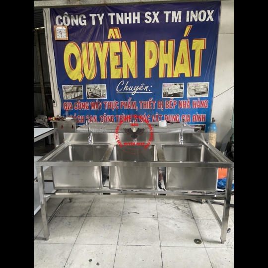 Chậu rửa 3 hộc 