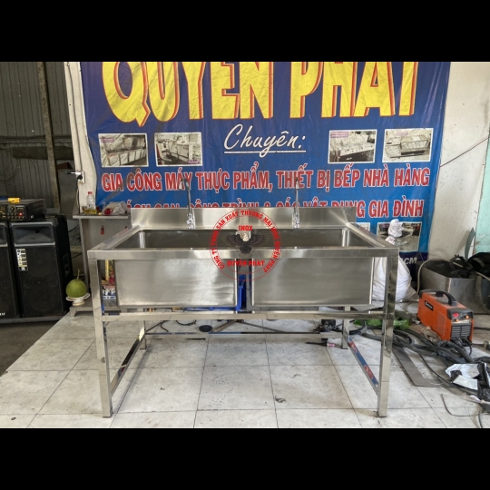 Chậu rửa 2 hộc inox