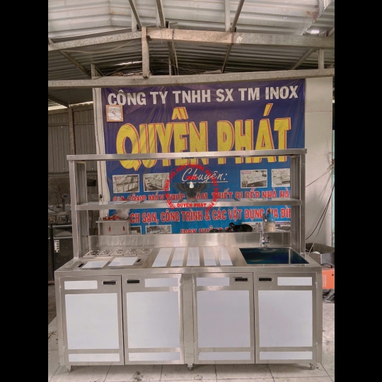 Quầy pha chế Inox 1900 mm