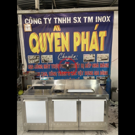 Quầy pha chế inox 1650