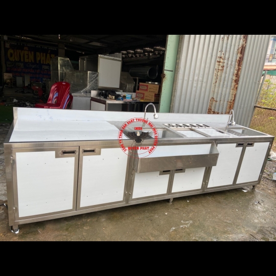 Quầy pha chế inox 2800 mm