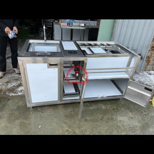 Quầy pha chế inox 1500 mm