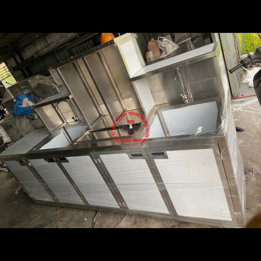 Quầy pha chế inox 1500 mm