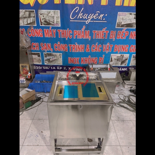 Thùng đá inox 4 khay tooping 1/9