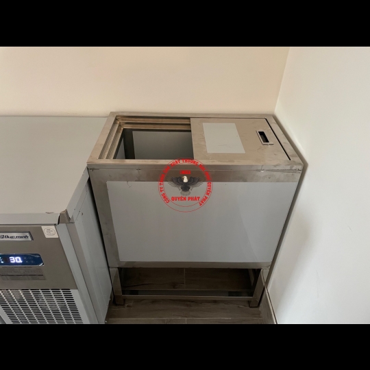 Thùng đá inox 2 cửa lùa